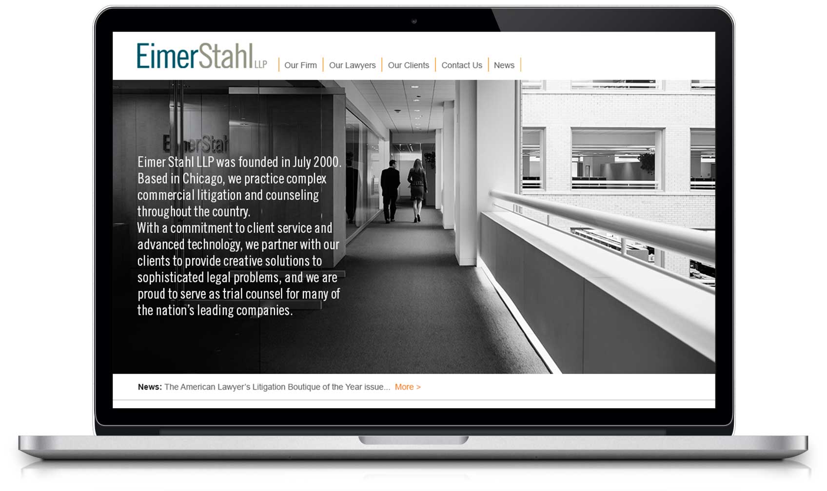 eimer-stahl_web-home-hall.jpg Art Direction by: Bart Crosby, Crosby Associates